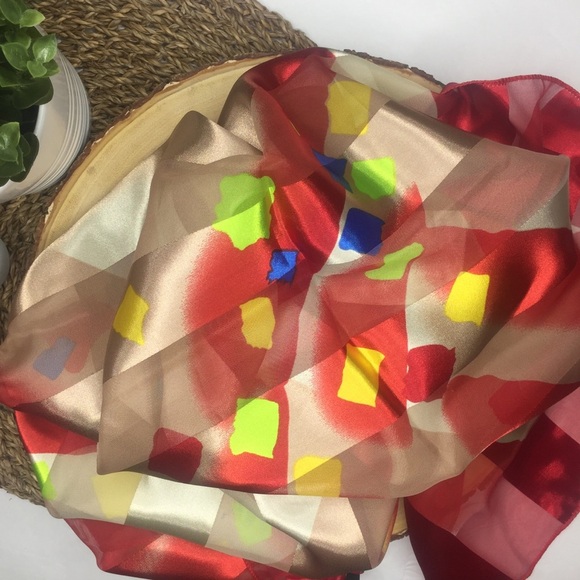 Square "Sheer" Like Scarf || 3 Mystery Scarves Included with this Purchase! - Picture 7 of 8